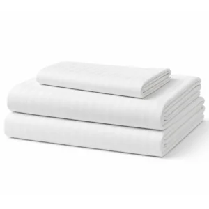 Sateen Stripe Bedsheet 100% Cotton