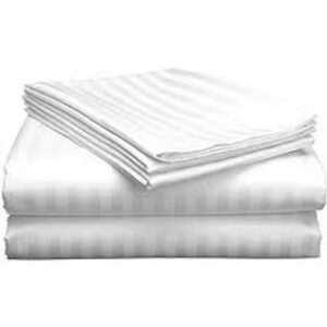 Sateen Stripe Bedsheet 100% Cotton
